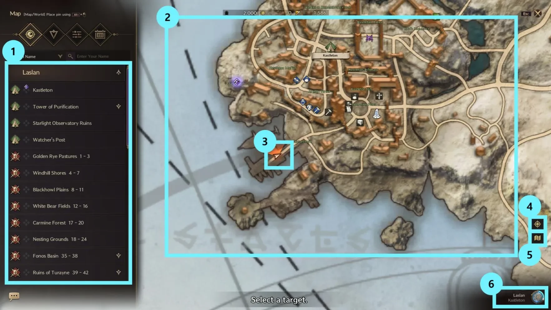 Throne and liberty map. Throne and liberty map